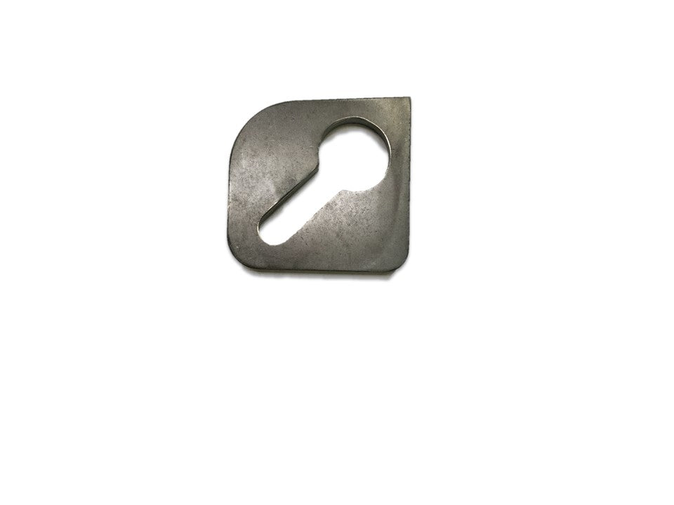 STEEL BANJO PLATE; SLOPED