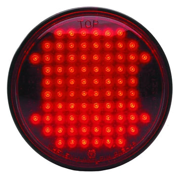 Whelen, 4" Round LED B/T/T MAX Red