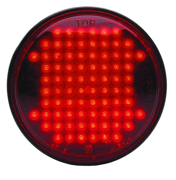 Whelen, 4" Round LED B/T/T MAX Red