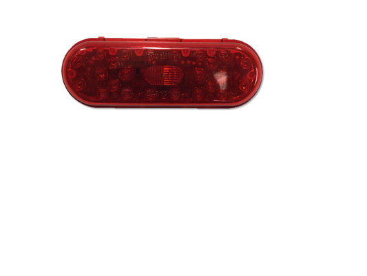 6-1/2" 26 Diode Red Oval Stop/Tail/Turn Light