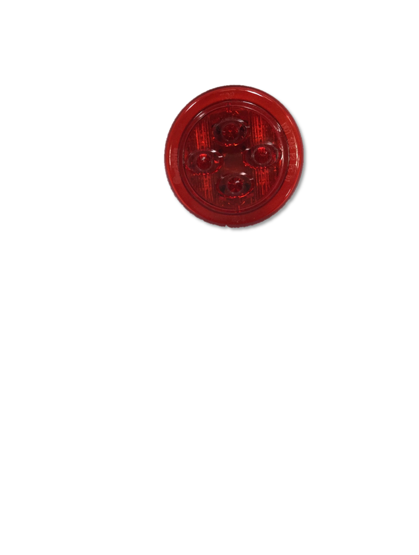 2-1/2" Round Clearance Light Red