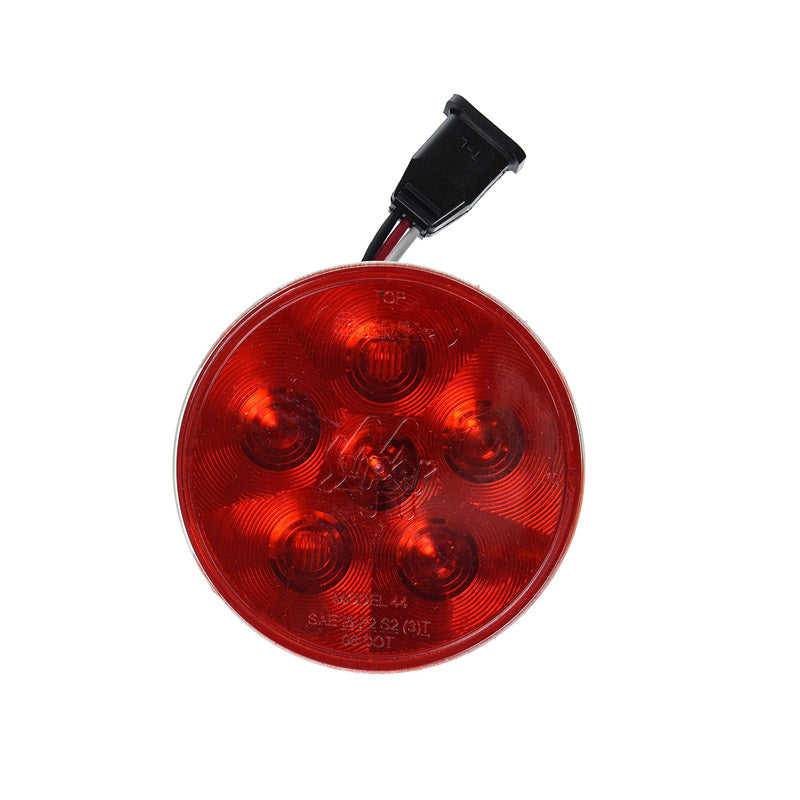4" Red 6 Diode Round Stop/Tail/Turn Light