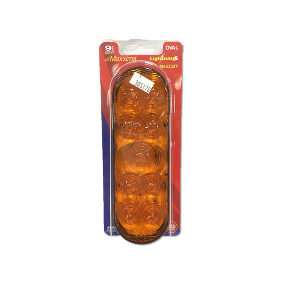 6" Oval Park/Rear Turn Light Amber