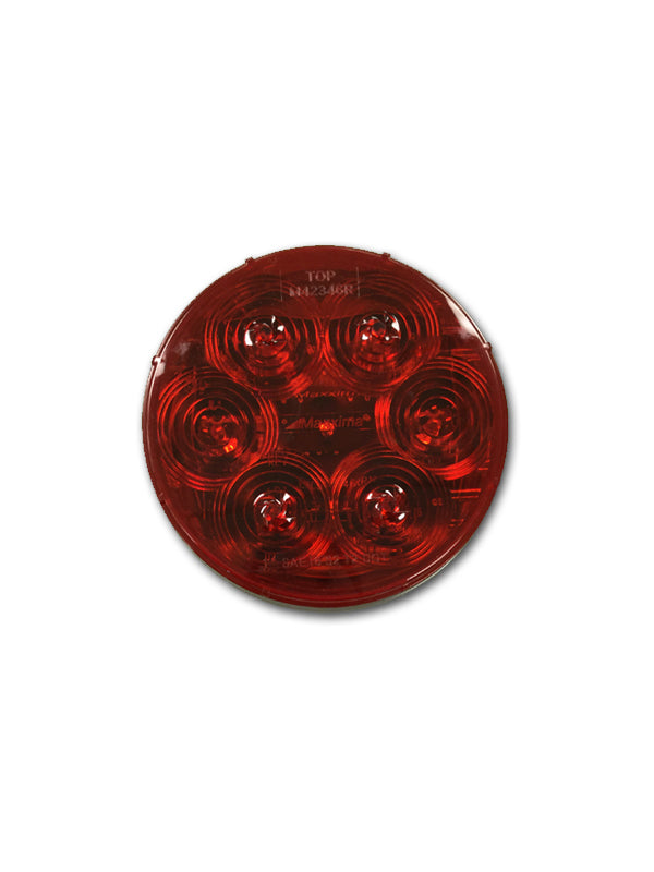 4" Red 6 LED Round Stop/Tail/Turn Light