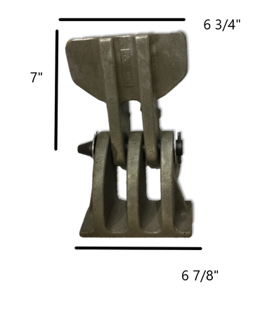 Steel Barn Door Hinge Assembly