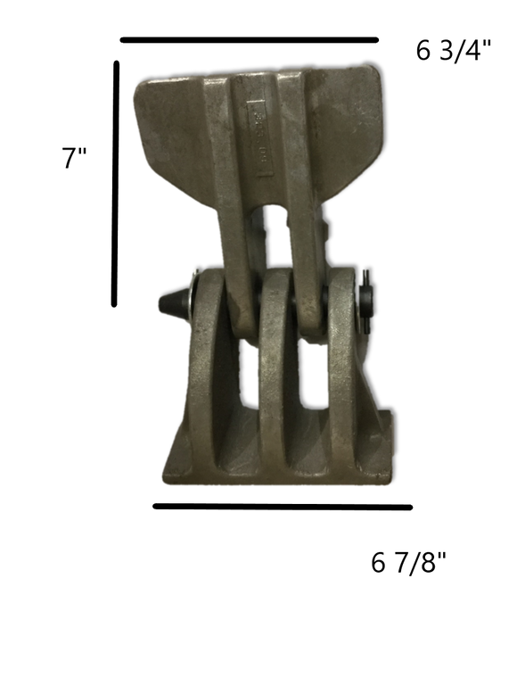 Steel Barn Door Hinge Assembly