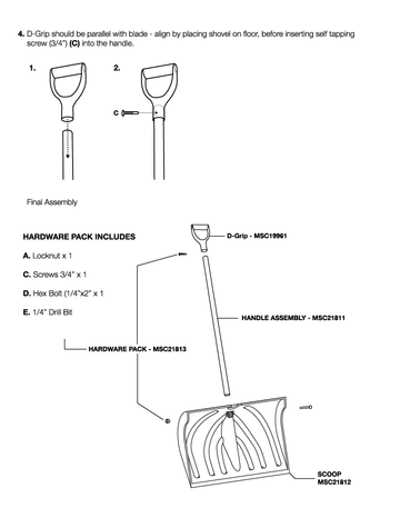 Boss Dominator Shovel - 0