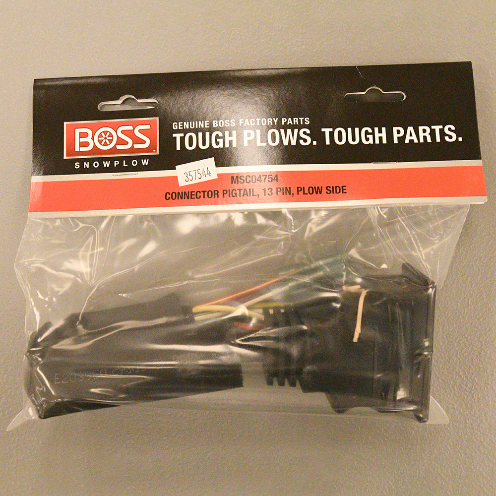 Boss 13 Pin Control Harness; Plow Side | J&J Truck Equipment