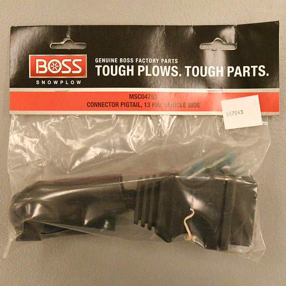 Boss 13 Pin Control Harness; Vehicle Side