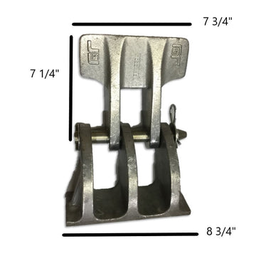 Aluminum Heavy Duty Barn Door Hinge Assembly