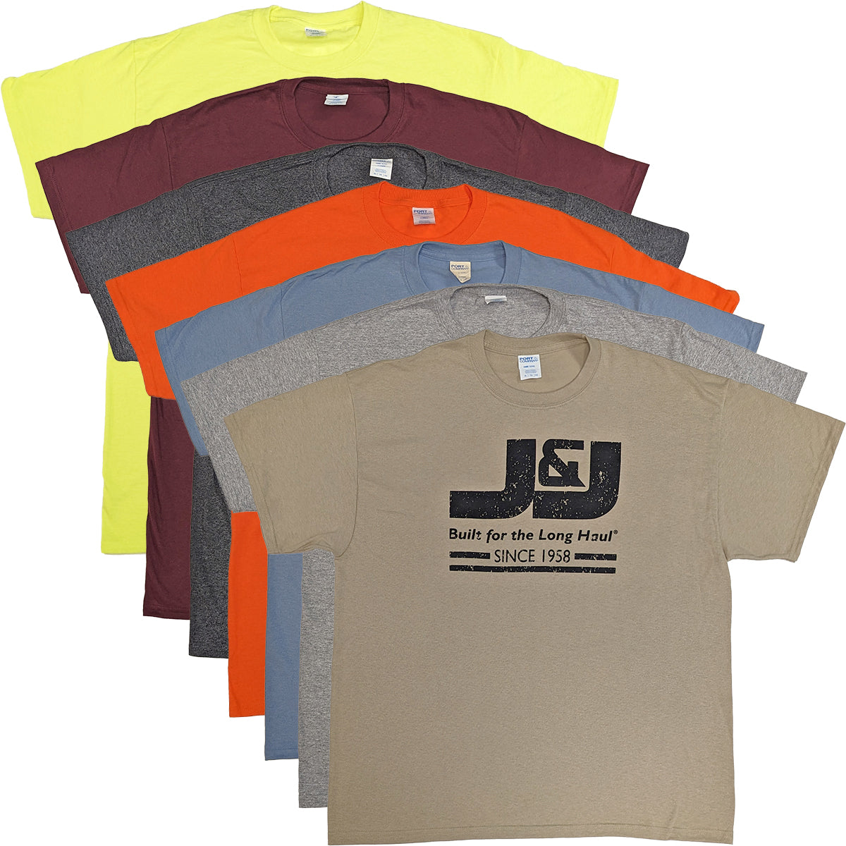 J&J Men's T-Shirt with Large Logo