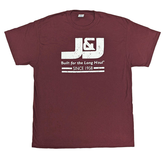 J&J Men's T-Shirt with Large Logo
