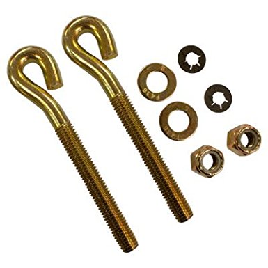 BOLT SET,SPADE 1/2" (2) W/NUTS