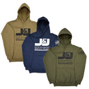 J&J Unisex Pullover Hooded Sweatshirt with Large Logo-1
