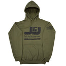 J&J Unisex Pullover Hooded Sweatshirt with Large Logo-3