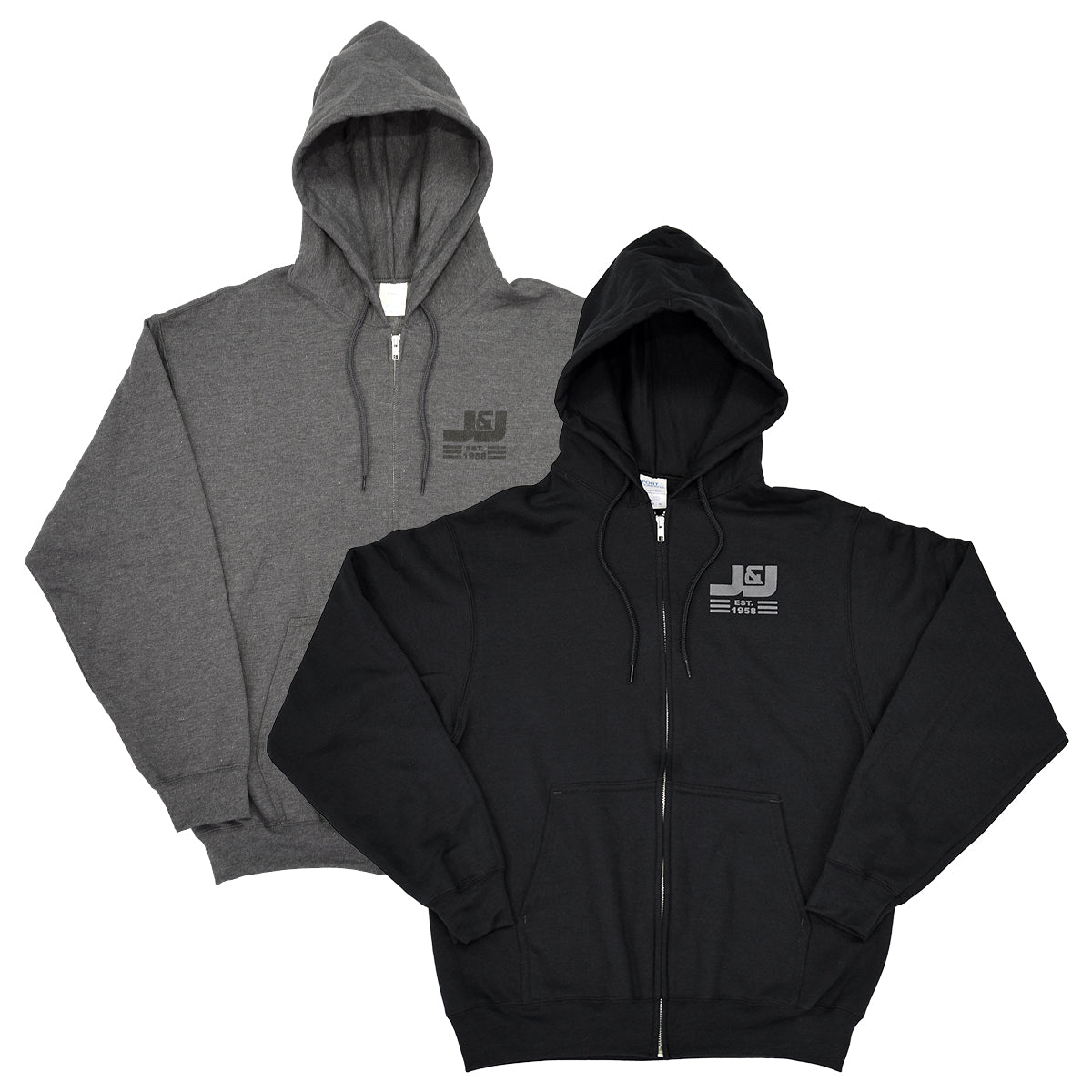 J&J Unisex Zipup Hoodie