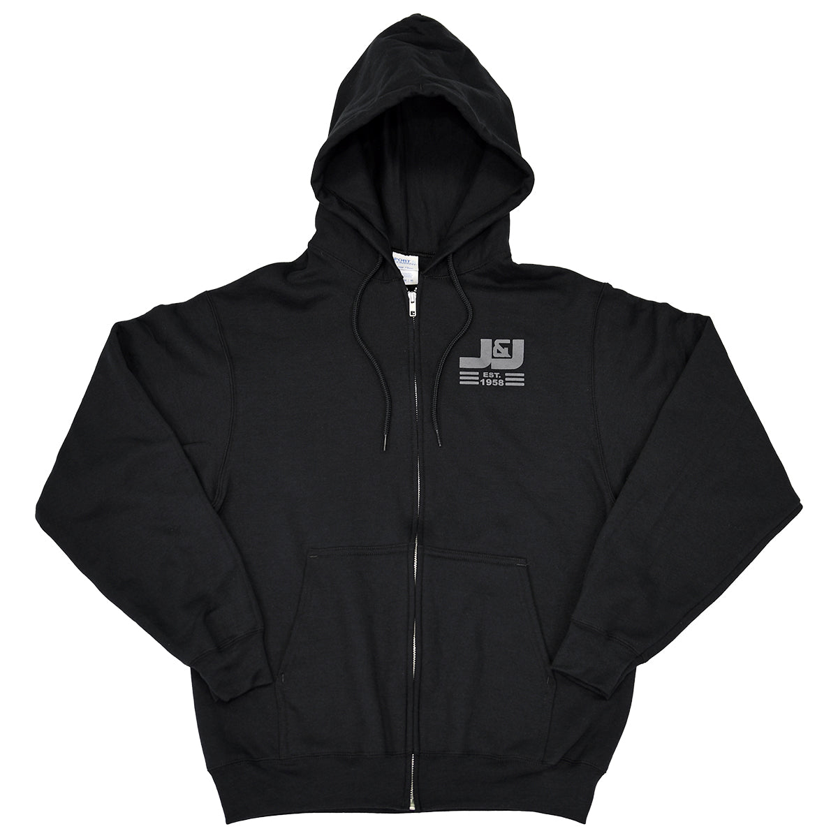 J&J Unisex Zipup Hoodie